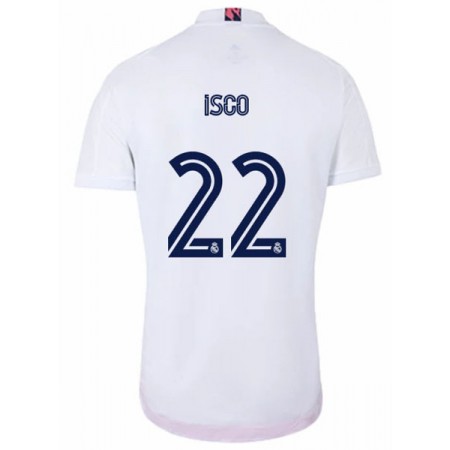 Real Madrid Fotbollströjor Isco 22 Hemma tröja 2020/21 Kortärmad